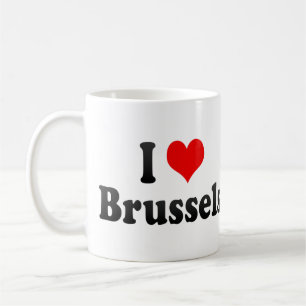 Mug J'aime Bruxelles, Belgique