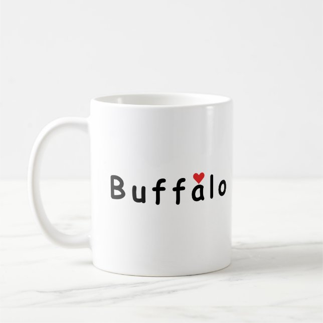Mug J'aime Buffalo (Gauche)