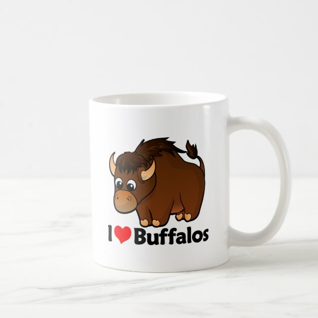 Mug J'aime Buffalo (Droite)