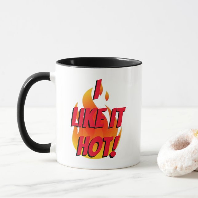 Mug "J'Aime Ça Chaud !" (Avec donut)
