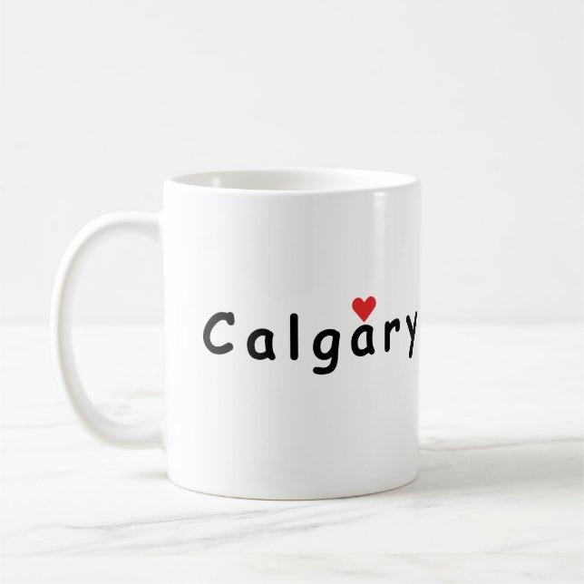 Mug J'aime Calgary (Gauche)