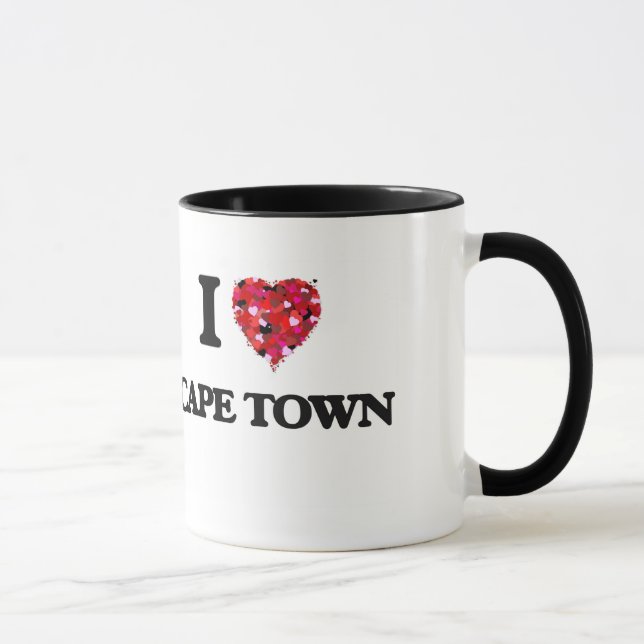 Mug J'aime Cape Town Afrique du Sud (Droite)