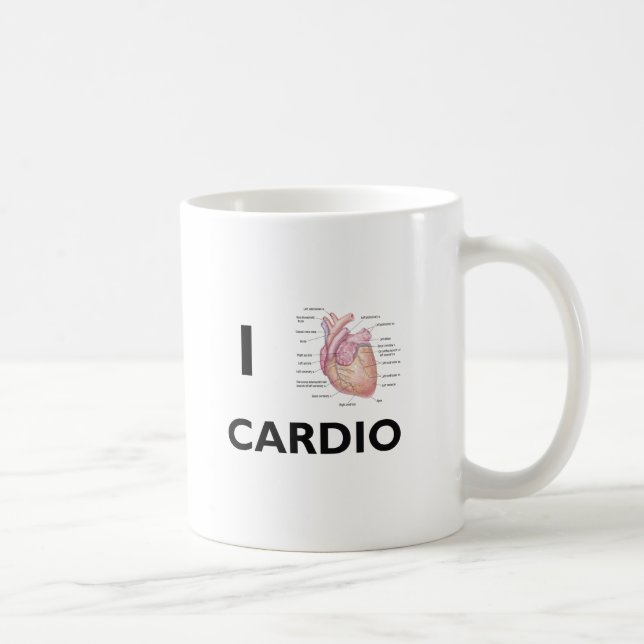 Mug J'aime cardio- (Droite)