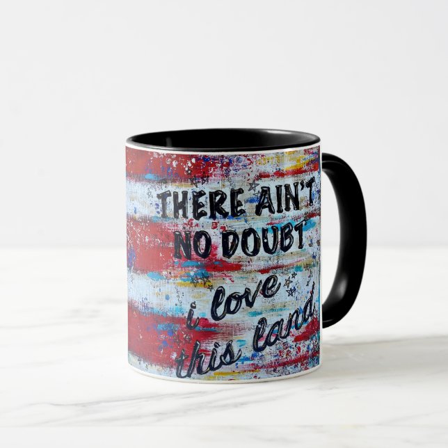 Mug J'aime cette terre (Devant droit)
