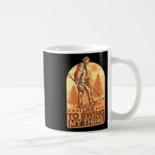 Mug J'Aime Chanter Ma Chose Métal Drôle Détecter Gol