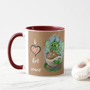 Mug J'AIME chaud Coco Baby Dragon Noël