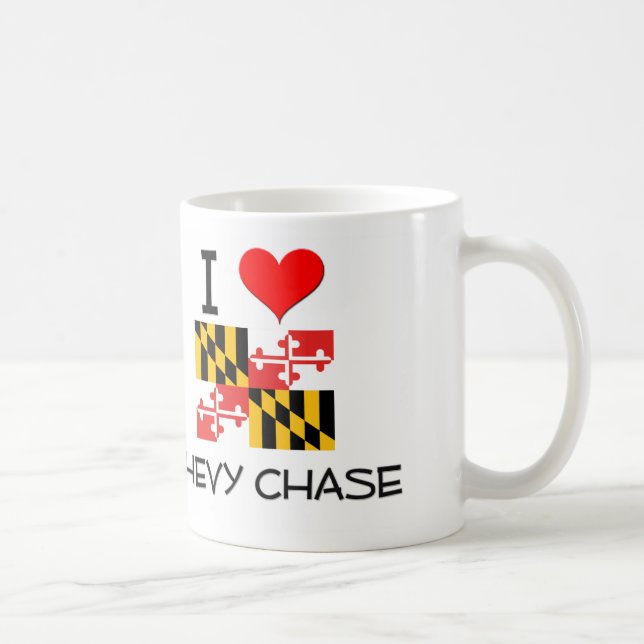 Mug J'aime Chevy Chase le Maryland (Droite)