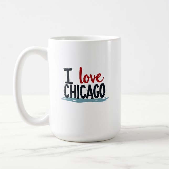 Mug J'aime Chicago (Gauche)