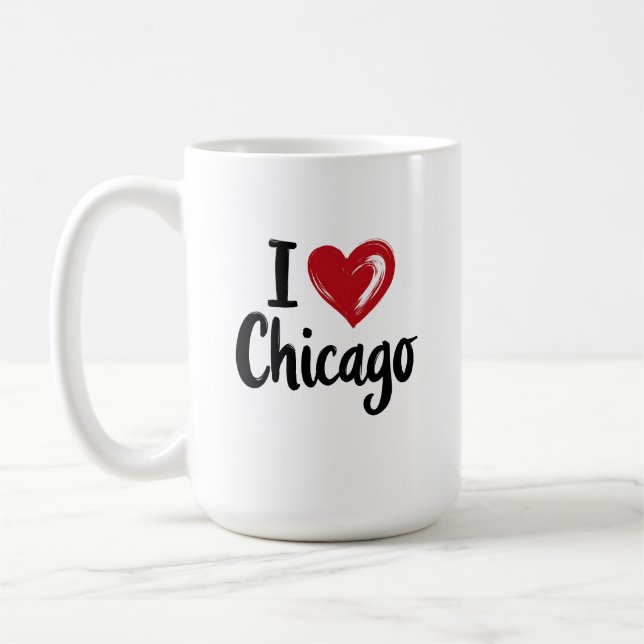 Mug J'aime Chicago (Gauche)