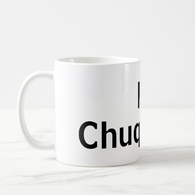 Mug J'aime Chuquisaca (Gauche)