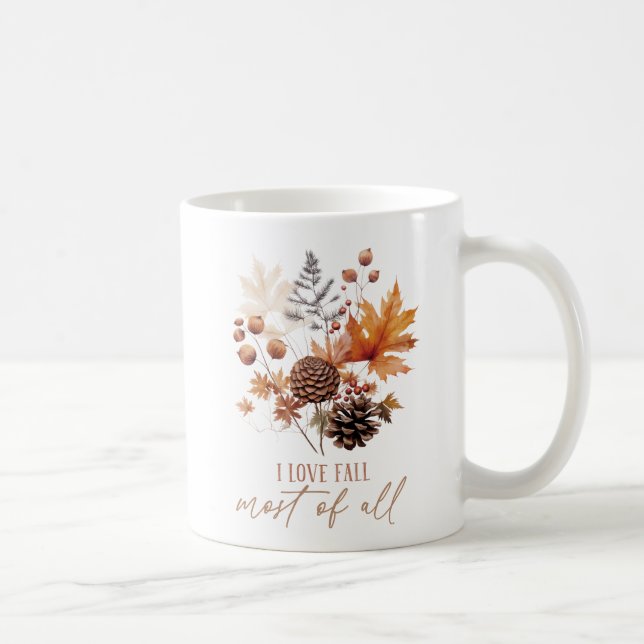 Mug J'Aime Chuter La Plupart De Tous Les Foliages Feui (Droite)