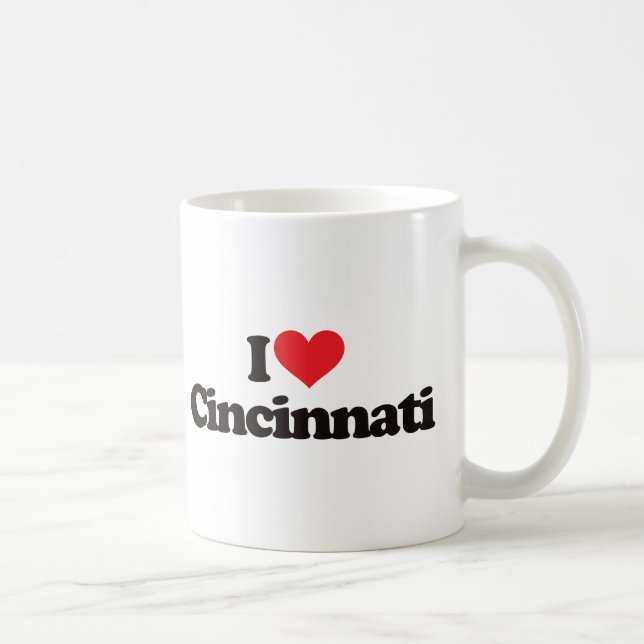 Mug J'aime Cincinnati (Droite)