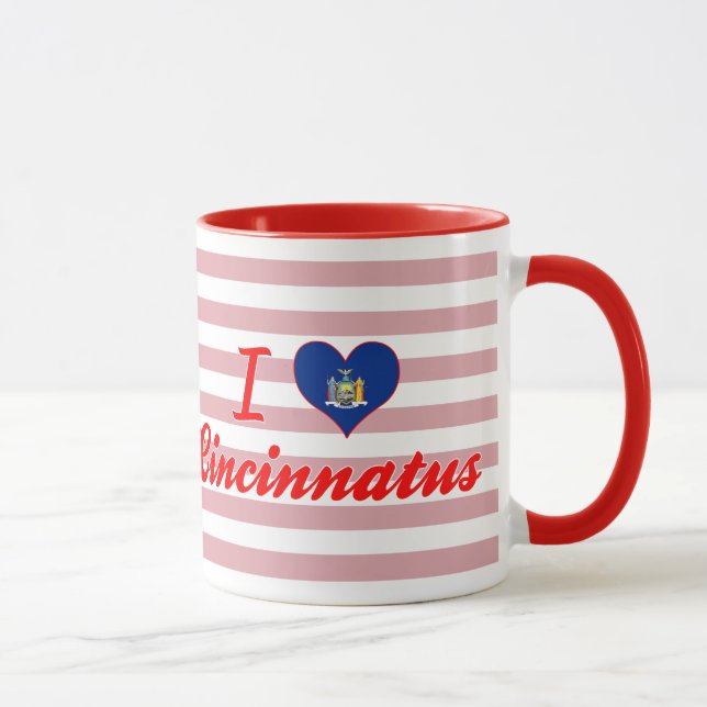 Mug J'aime Cincinnatus, New York (Droite)