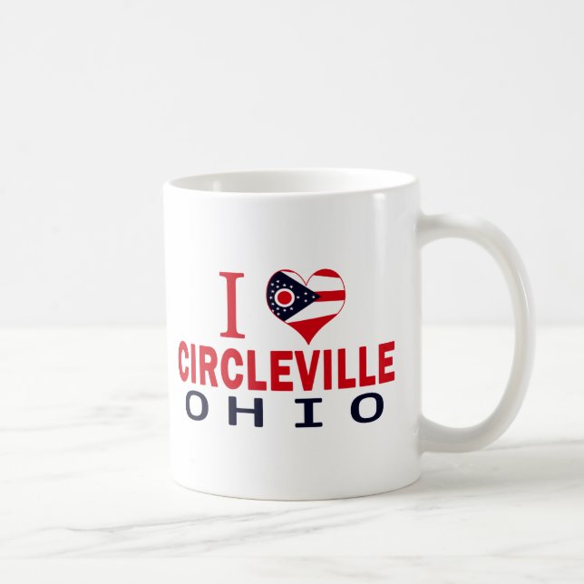 Mug J'aime Circleville, Ohio (Droite)