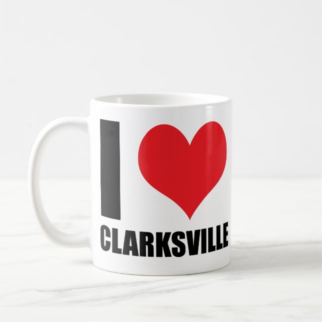 Mug J'aime Clarksville (Gauche)