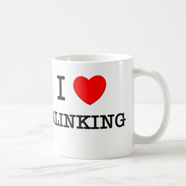Mug J'aime clignoter (Droite)