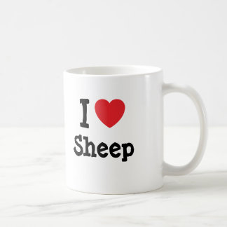Mug J'aime Coeur de mouton personnalisé