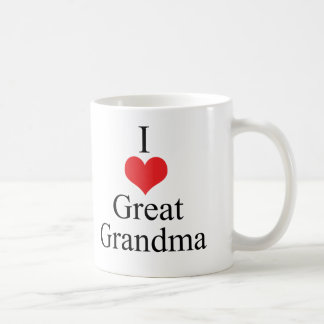 Mug J'aime (coeur) la grande grand-maman