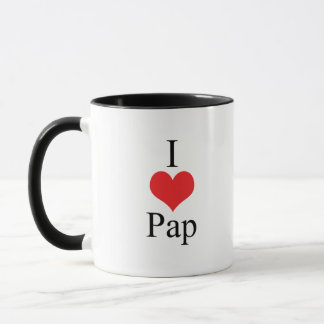 Mug J'aime (coeur) le PAP