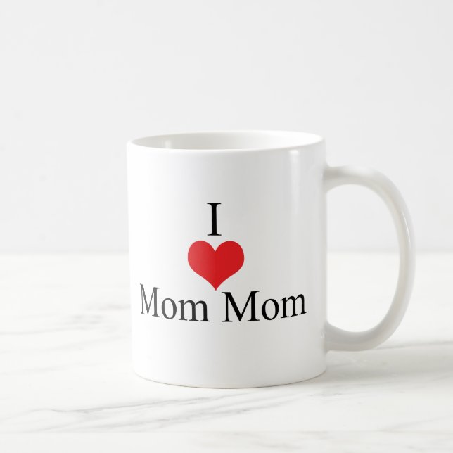 Mug J'aime (coeur) MomMom (Droite)