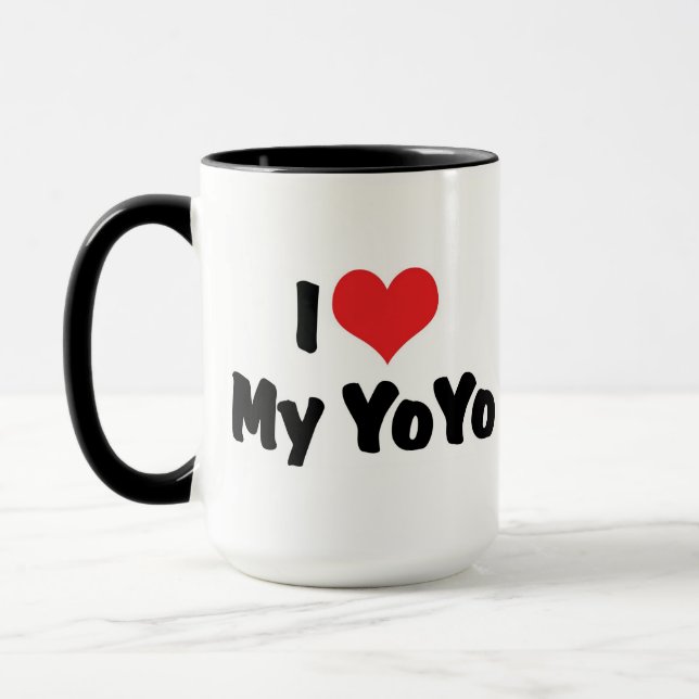 Mug J'Aime Coeur Mon YoYo (Gauche)