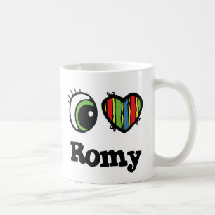 Mug J'aime (cœur) Romy