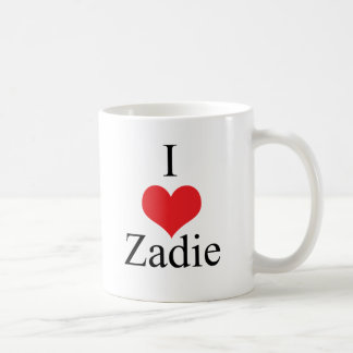 Mug J'aime (coeur) Zadie