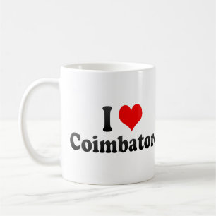 Mug J'aime Coïmbatore, Inde