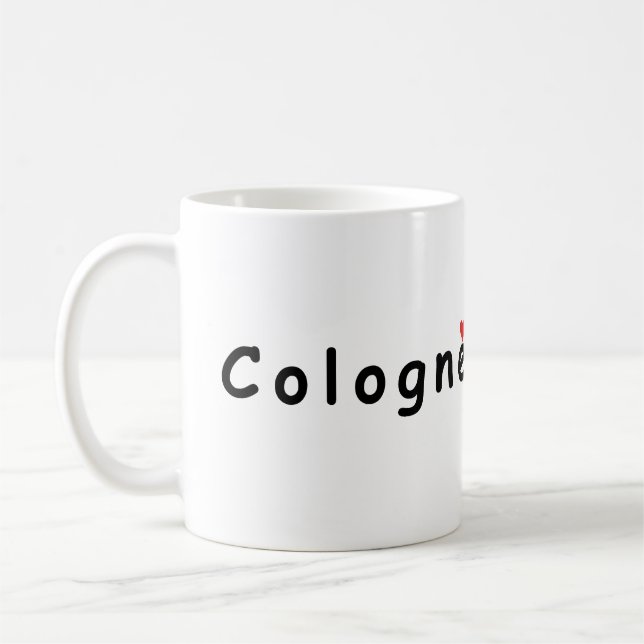 Mug J'aime Cologne (Gauche)