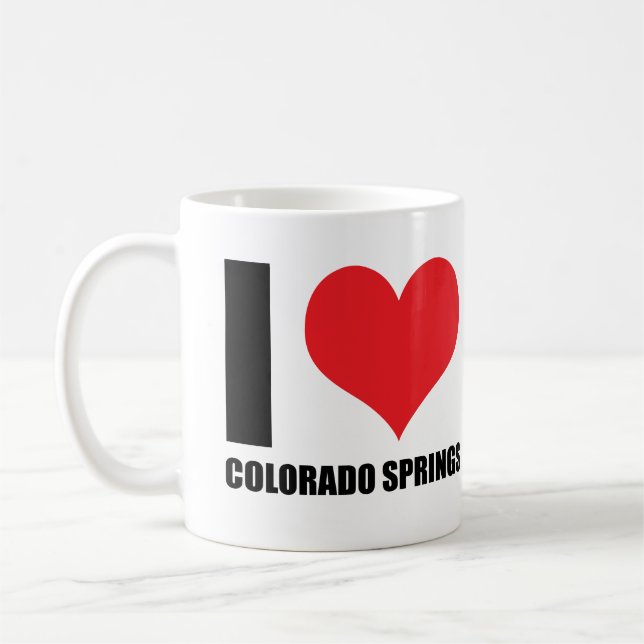 Mug J'aime Colorado Springs (Gauche)