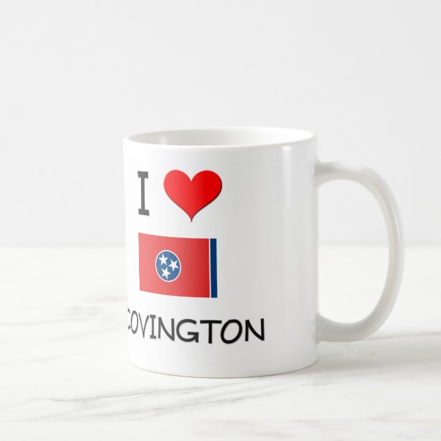Mug J'aime Covington Tennessee (Droite)