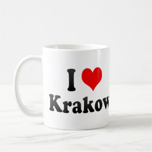 Mug J'aime Cracovie, Pologne
