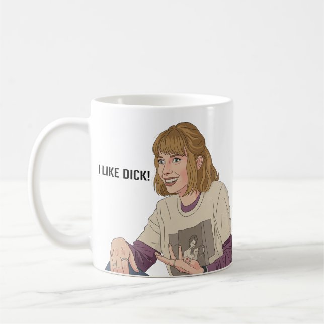 Mug J'aime D Rétro 80 Sarcasme – "J'aime Dick!"  (Gauche)