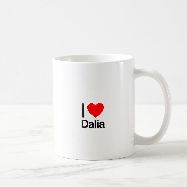 Mug j'aime dalia (Droite)