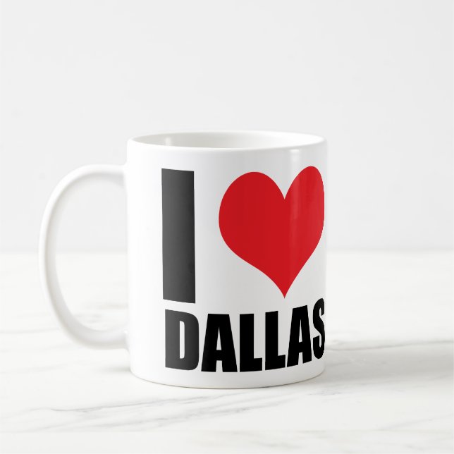Mug J'aime Dallas (Gauche)