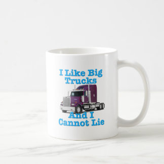 Mug J'aime de grands camions et je ne peux pas me