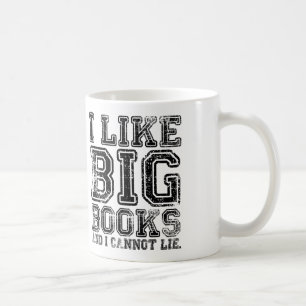 Mug J'aime de grands livres et je ne peux pas me