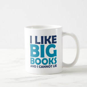 Mug J'aime de grands livres et je ne peux pas me