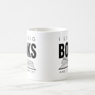 Mug J'aime de grands LIVRES (et moi ne peut pas le