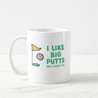 Mug J'aime de grands putts et je ne peux pas me