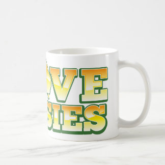 Mug J'aime des Australiens ! Conception d'Australiana