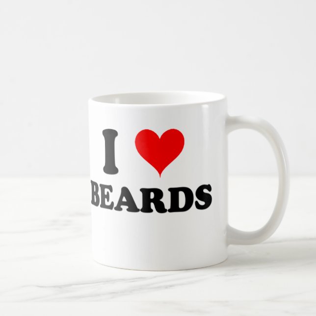 Mug J'aime des barbes (Droite)