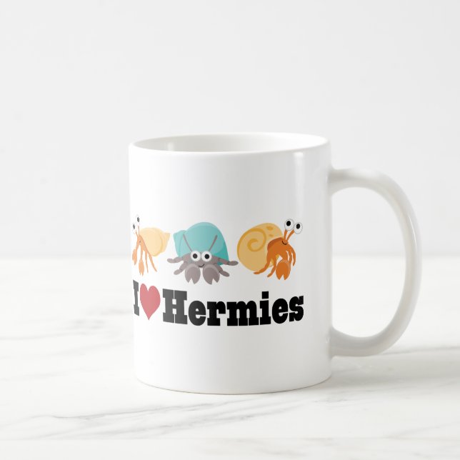 Mug J'aime des bernard l'ermite (Droite)