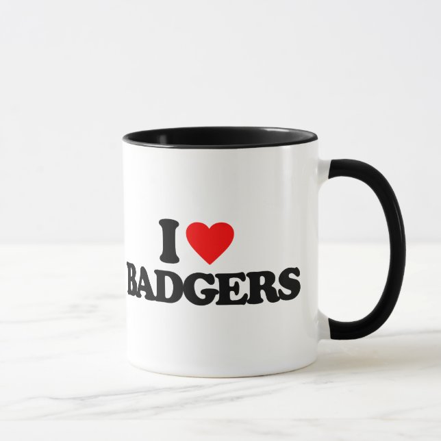 MUG J'AIME DES BLAIREAUX (Droite)