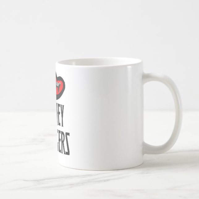 Mug J'aime des blaireaux de miel (Droite)