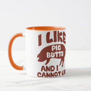Mug J'aime des bouts de porc et je ne peux pas me