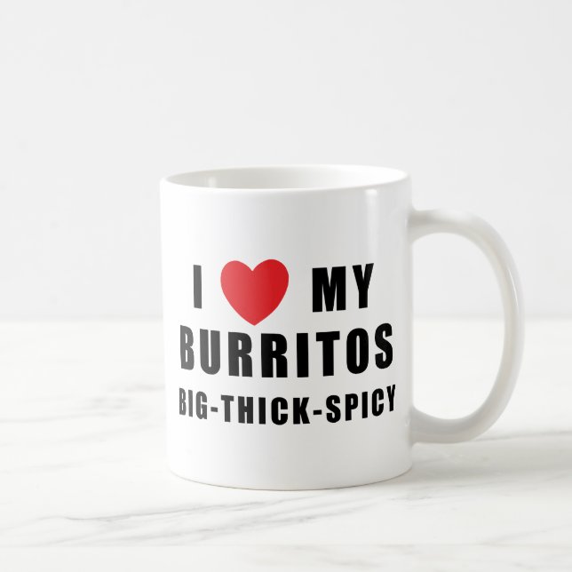 Mug J'aime des Burritos (Droite)