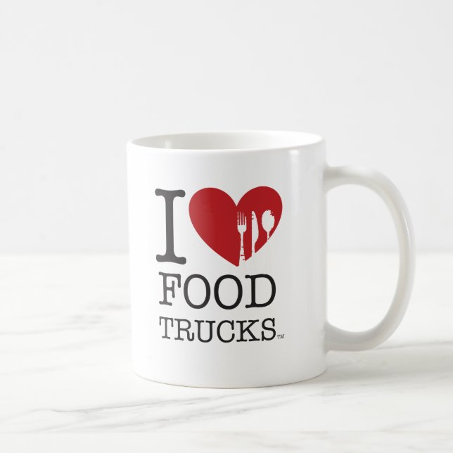 Mug J'AIME des camions de nourriture (Droite)