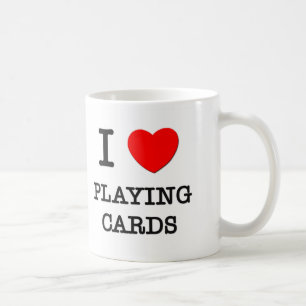 Mug J'aime des cartes de jeu
