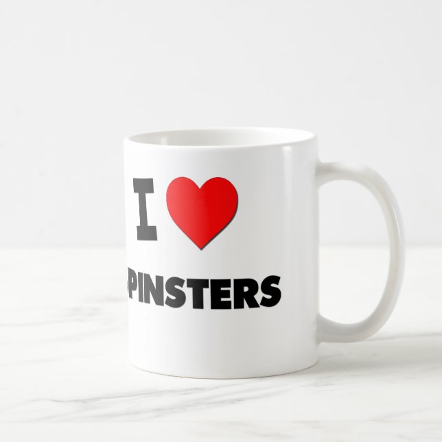 Mug J'aime des célibataires (Droite)